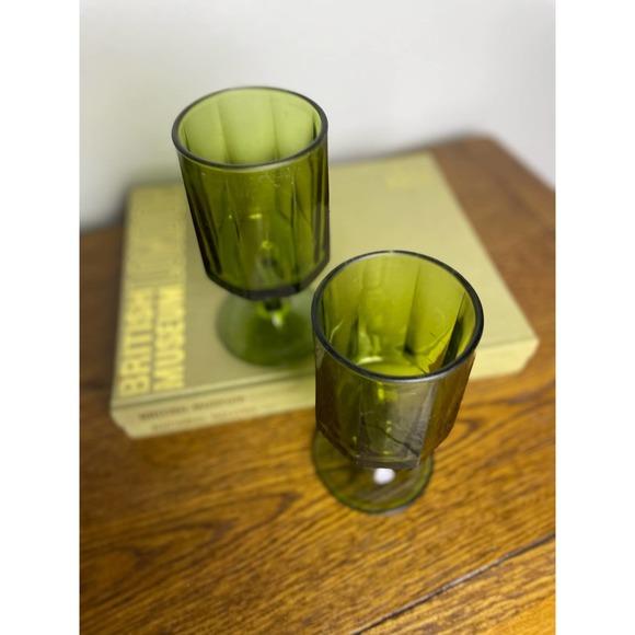 Colony Nouveau Green - Olive Green - 2 Water Glassed - Picture 5 of 7